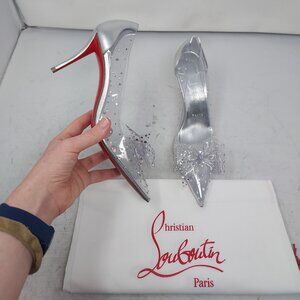 Christian Louboutin Jelly Strass Bow Wedding Crystal PVC Pump
